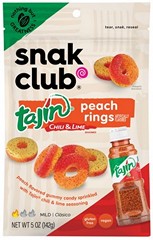 Snack Club Tajin Peach Rings - 5 Oz