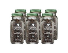 Simply Organic, Black Peppercorns, 2.65 oz