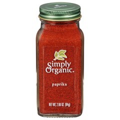 Simply Organic Paprika 2.96 oz Bottle