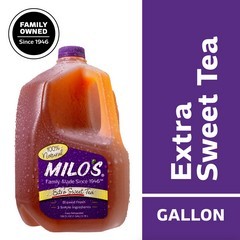 Milo's Extra Sweet Iced Tea Gallon Fresh Brewed Refrigerated Tea 128 fl oz