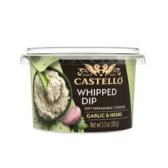 Castello Whipped Spreadable Cheese Dip - Garlic & Herbs 5.3 oz
