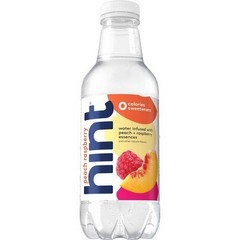 Hint Peach Raspberry Flavored Water, 16 fl oz, 12 Pack Plastic Bottles