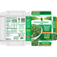 Green Giant Broccoli Spears & Butter Sauce