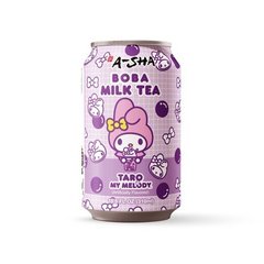 A-sha Foods Usa Hello Kitty Taro My Melody Boba Milk Tea - 10.5 fl oz Caffeinated