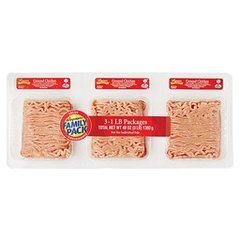 Wegmans Ground Chicken Raised Without Antibiotics 3 Pack Family Pack