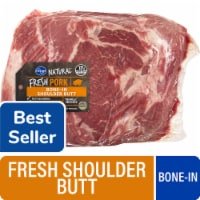 Kroger Fresh Natural Pork Shoulder Butt Bone In