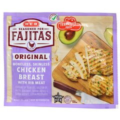 H-E-B Seasoned Chicken Breast for Fajitas, Avg. 3.95 lbs