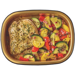 Meal Simple by H-e-b Greek-style Chicken Breast & Lemon Rosemary Feta Vegetables Avg 0.7 lb