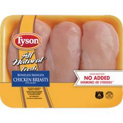 Tyson All Natural Fresh Boneless Skinless Chicken Breasts