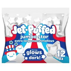 Jet Puffed Jumbo Star Marshmallows 12 oz Bag 12 oz