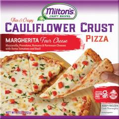 Milton's Pizza Thin & Crispy Cauliflower Crust Margherita Four Cheese - 11 Ounce