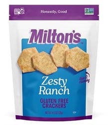 Milton's Craft Bakers Gluten Free Zesty Ranch Crackers - 4.5oz