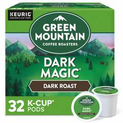 Green Mountain Coffee Roaster Dark Magic Keurig Single-serve K-cup Pods Dark Roast Coffee 32 Count