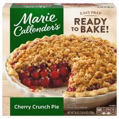 Marie Callender's Cherry Crunch Pie Ready to Bake Frozen Dessert 36 oz 36 oz