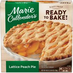 Marie Callender's Lattice Peach Frozen Pie Dessert