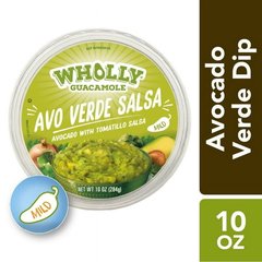 Wholly Guacamole Mild Avocado Verde, 10 oz
