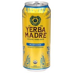 Yerba Madre Organic Bluephoria Energy Drink Can