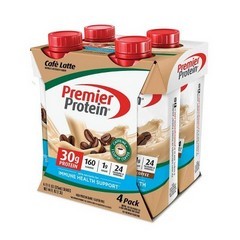 Premier Protein Cafe Latte Shakes 4pk 11 fl oz