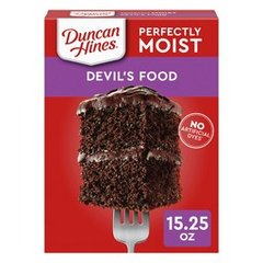 Duncan Hines Perfectly Moist Devil's Food Cake Mix, 15.25 oz
