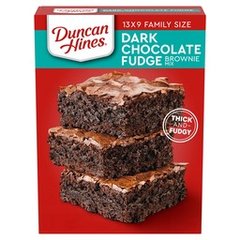 Duncan Hines Dark Chocolate Fudge Brownie Mix Family Size