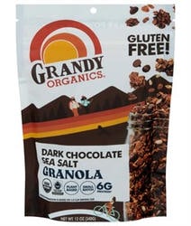 Grandy Organics Dark Chocolate Sea Salt Granola 12 oz