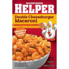 Hamburger Helper Double Cheeseburger Macaroni, 6 oz