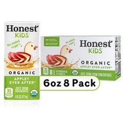 Honest Kids Organic Appley Ever After Juice Drink 8 pk Boxes, 6 oz