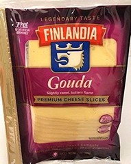 Finlandia Gouda Imported Premium Cheese Slices 10 Count 7 oz