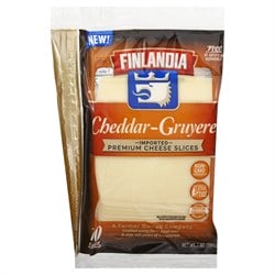 Finlandia Cheese Slices Premium Cheddar Gruyere