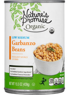 Nature's Promise Organic Low Sodium Garbanzo Beans