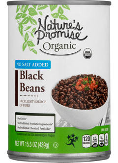 Nature's Promise Organic No Salt Added Black Beans
