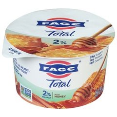 Fage Total Honey 2% Milkfat Low Fat Greek Yogurt Cup