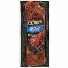 Curly's Fully Cooked Baby Back Pork Ribs with Barbecue Sauce