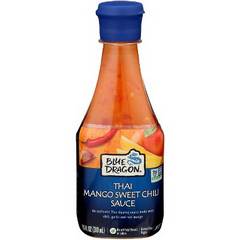 Blue Dragon Thai Mango Sweet Chili Dipping Sauce, Squeeze Bottle,10.5 Oz
