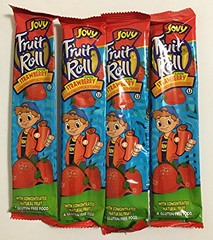 Jovy Fruit Roll Strawberry Flavor - 0 75 Ounce
