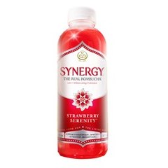 Gt's Synergy Raw Strawberry Serenity Kombucha 16 oz 16 oz