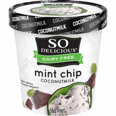 So Delicious Dairy Free Vegan Mint Chip Frozen Dessert 473 ml 473 ml