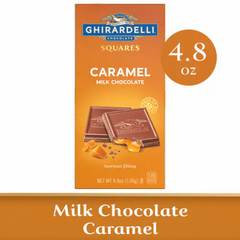 Ghirardelli Squares Caramel Milk Chocolate Bar, 4.8 oz