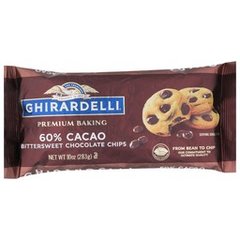 Ghirardelli 60% Cacao Bittersweet Chocolate Premium Baking Chips - 10 Oz