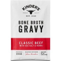 Kinder's Classic Beef Bone Broth Gravy Mix,.88 oz Pouch
