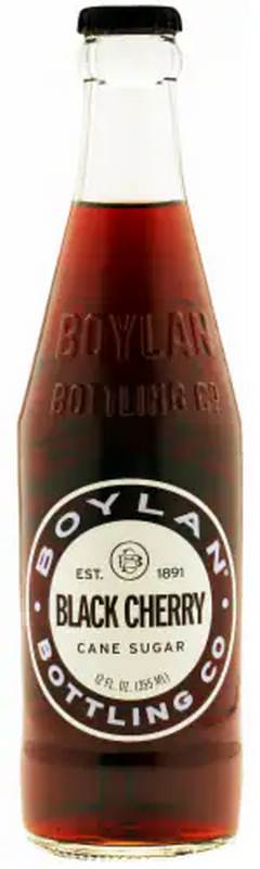 Boylan Bottling Co. Black Cherry Soda Bottle