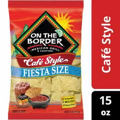 On the Border Cafe Style Fiesta Size Tortilla Chips
