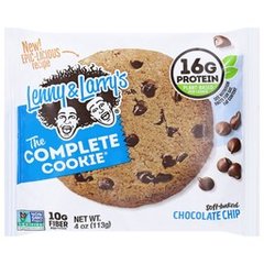 Lenny & Larry's Protein Cookie Chocolate Chip 4 oz 4 oz Wrapper