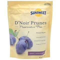 Sunsweet D'Noir California Pitted Prunes, 8 oz