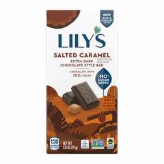 Lily's Salted Caramel Extra Dark Chocolate Style Bar, 2.8 oz