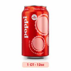 Poppi Classic Cola Prebiotic Soda 12 fl oz
