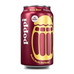Poppi Root Beer Prebiotic Soda Can 12 fl oz