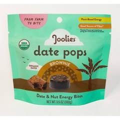 Joolies Organic Brownie Date Pops Date & Nut Energy Bites