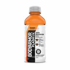 BODYARMOR Flash I.V. Orange Electrolyte Sports Drink Bottle, 20 fl oz