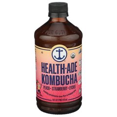 Health Ade Organic Peach Strawberry Lychee Kombucha